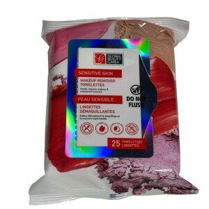 Global Beauty Care Sensitive Skin Makeup Remover Towelettes 25ct